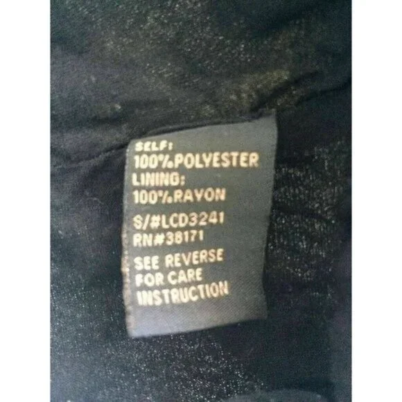 Womens Lucca Couture Black Yellow Flower Sz S Boho Chic 3/4 Sleeve Flowy Dress S - Picture 6 of 6